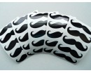 Mustache Pattern Wall Decal Nursery Modern Vinyl Sticker